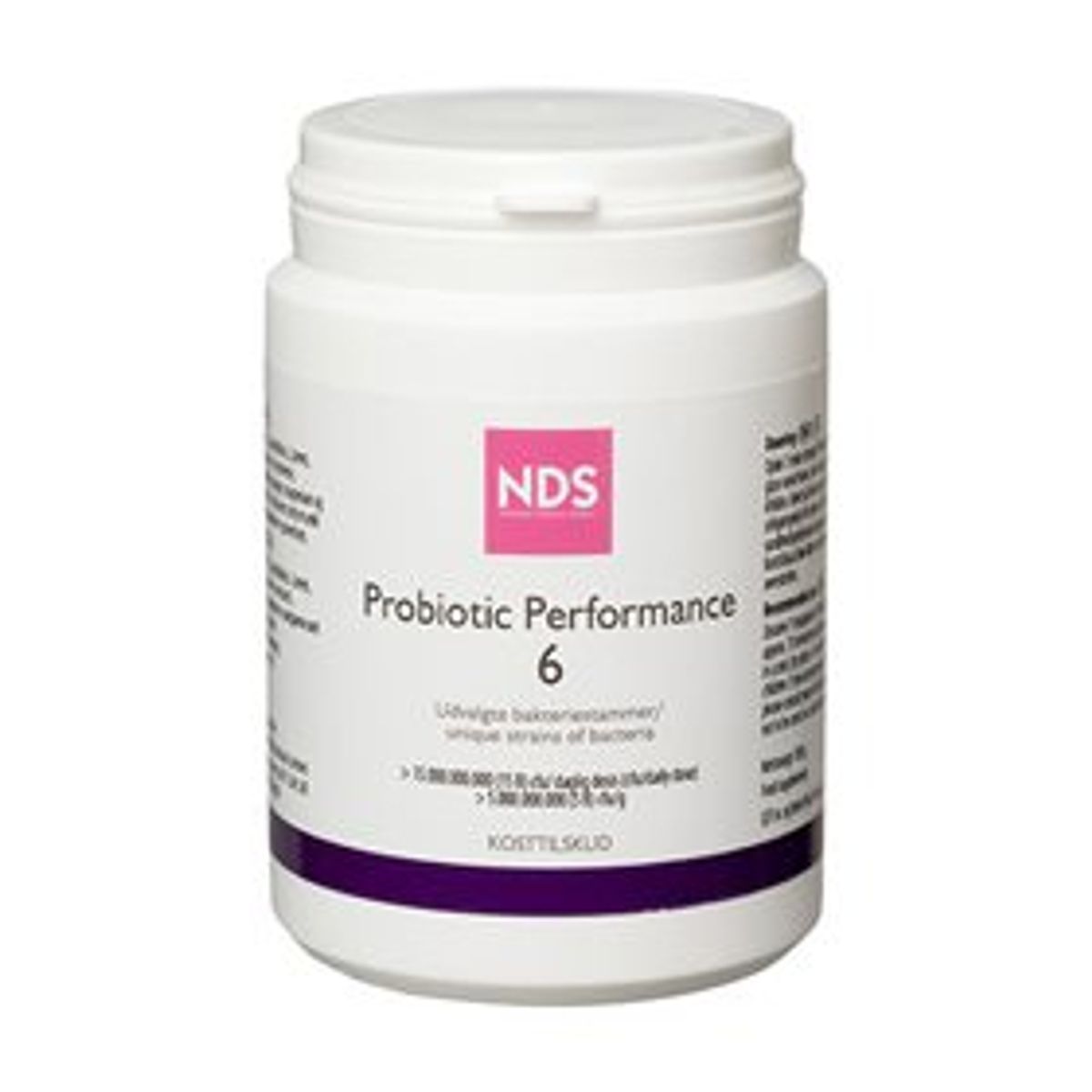 NDS Probiotic Performance 6 &bull; 100g.