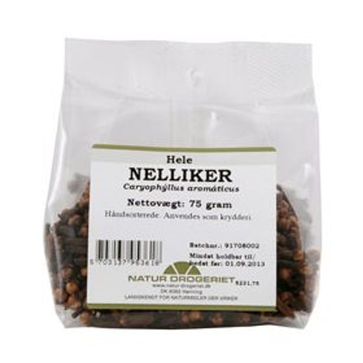 ND Nelliker hele &bull; 75g.