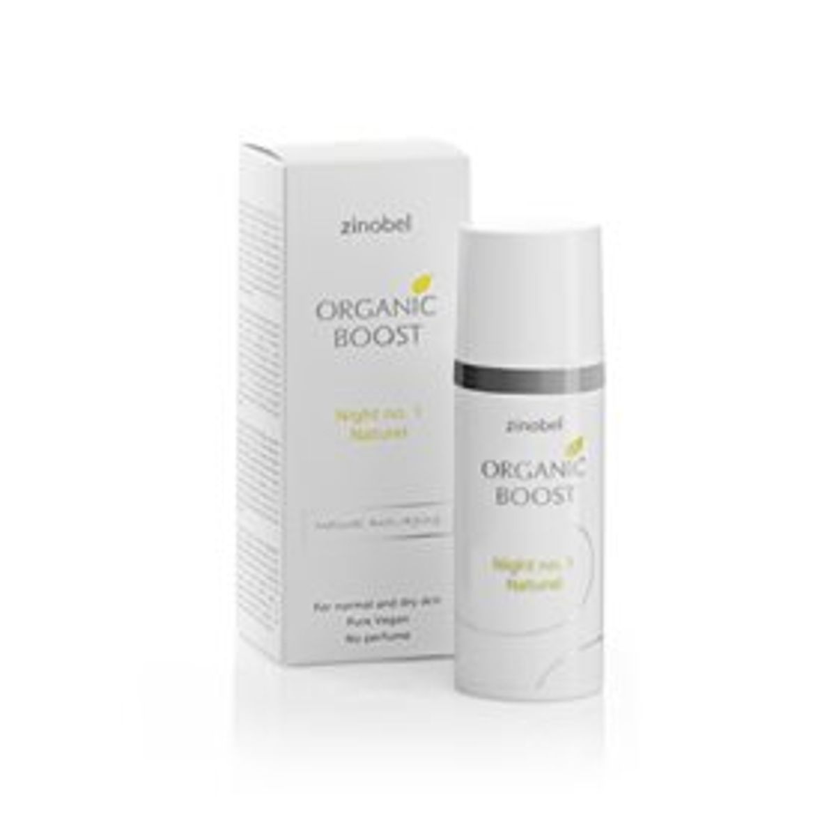 Zinobel Night no. 1 Naturel natcreme Organic Boost &bull; 50ml.