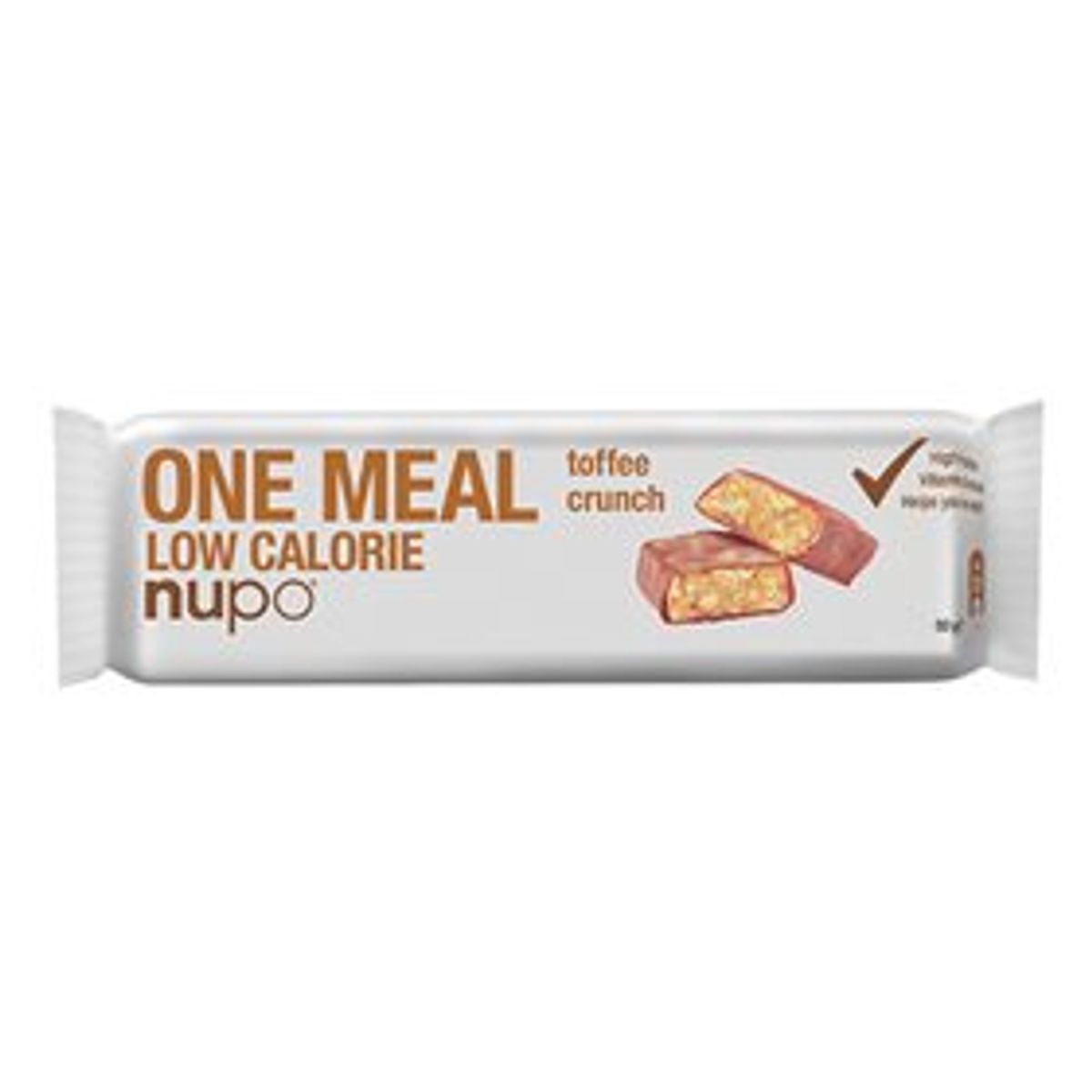 Nupo meal bar toffee crunch &bull; 60g.