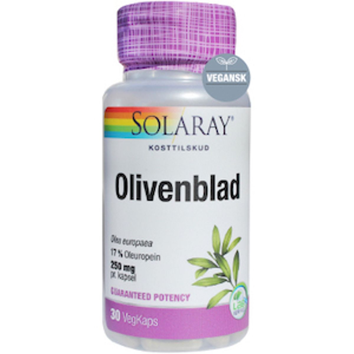 Solaray Olivenblad 30 kaps. DATOVARE 05/2025