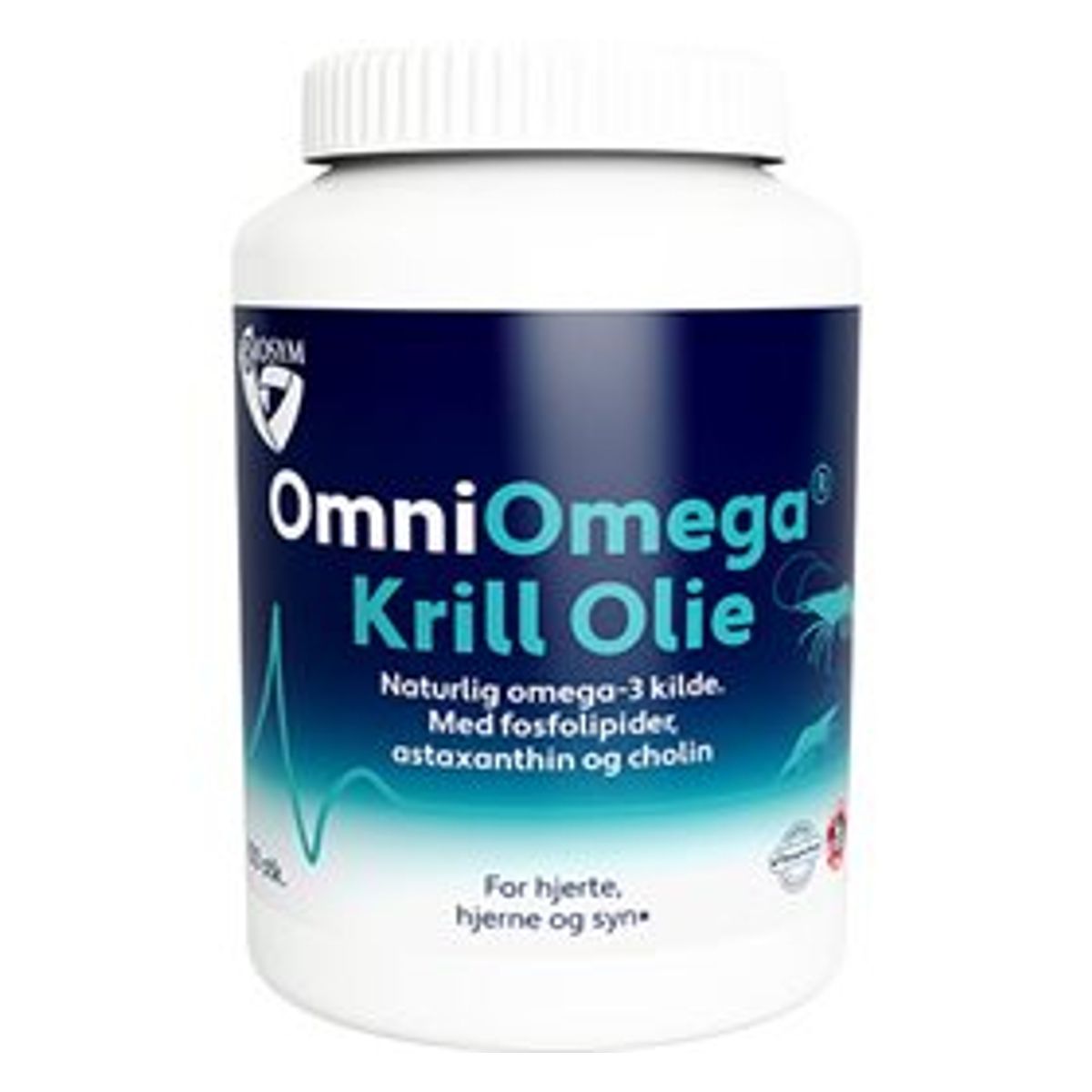 BioSym OmniOmega Krill Olie 100 kapsler