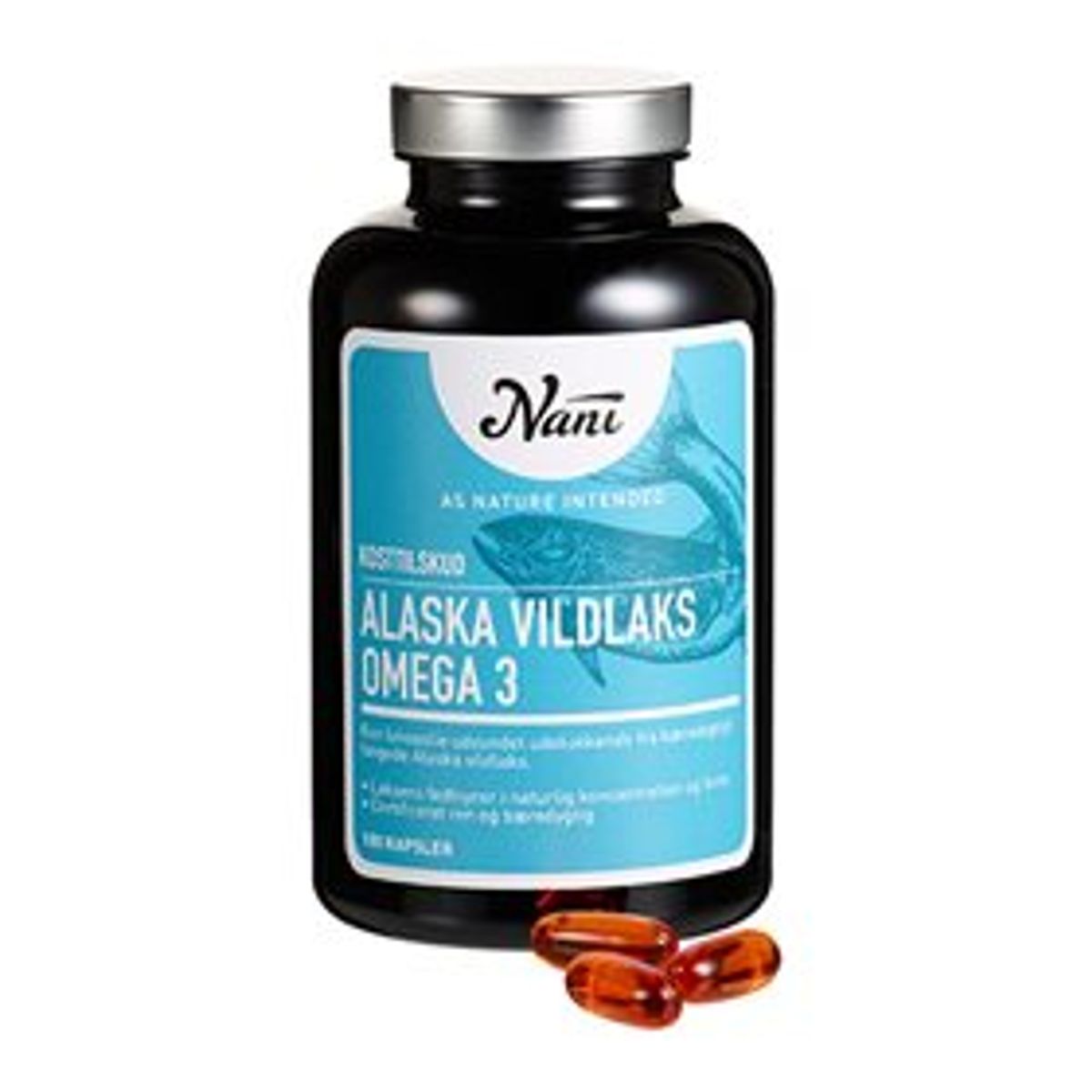 Nani Omega 3 alaska vildlaks &bull; 180 kap.