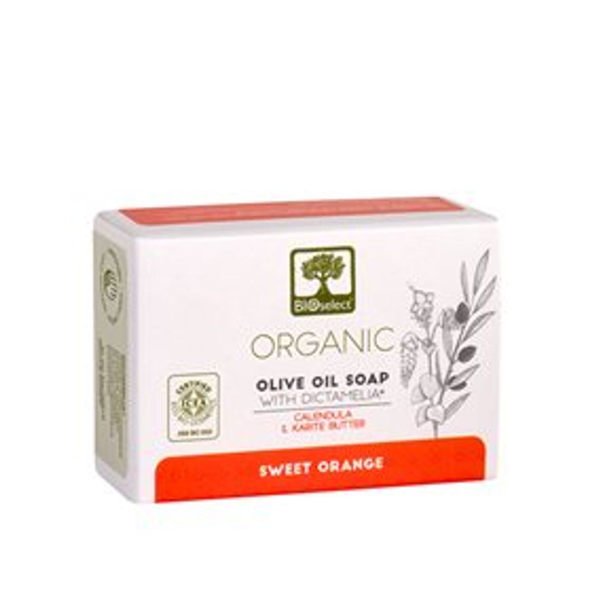 Bioselect Organic Olive Oil Soap Orange - Face &bull; 80g