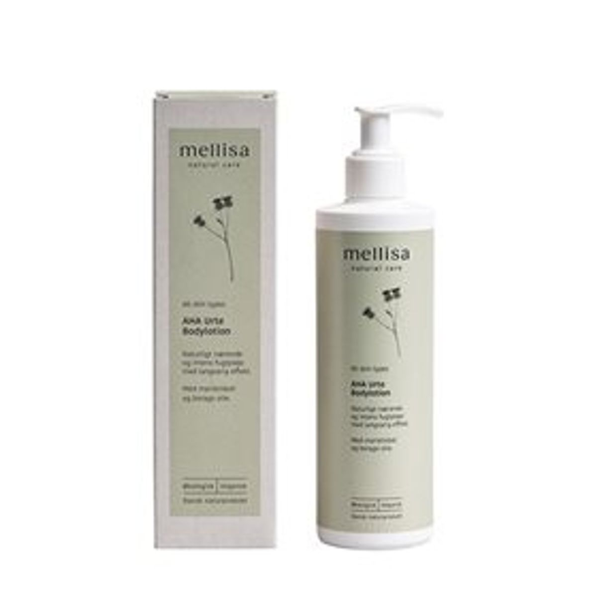 Mellisa AHA Urte Bodylotion &bull; 300 ml DATO 08-2025