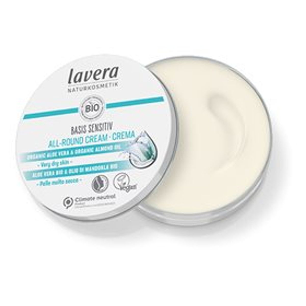 Lavera All-Round Creme Basis sensitiv &bull; 150 ml.