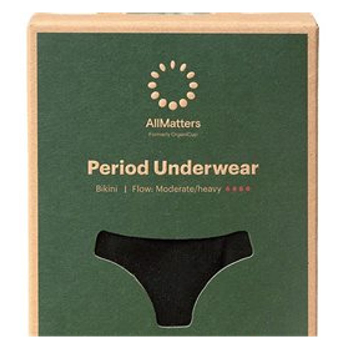 AllMatters Menstruationstrusser Bikini Underwear Moderate/heavy M