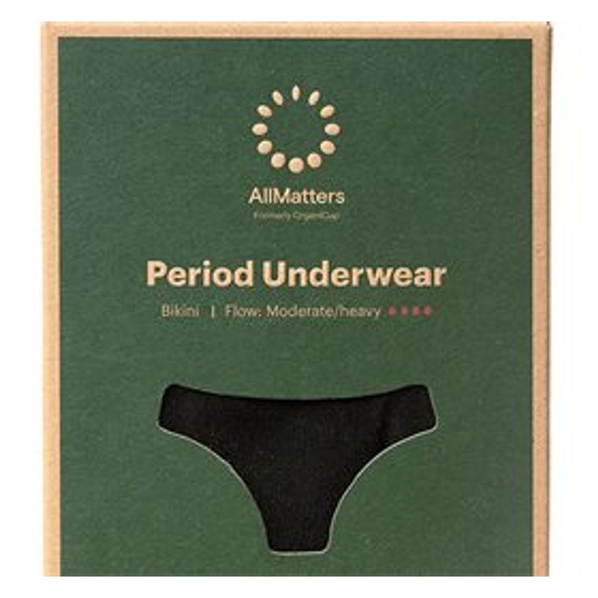 AllMatters Menstruationstrusser Bikini Underwear Moderate/heavy XS