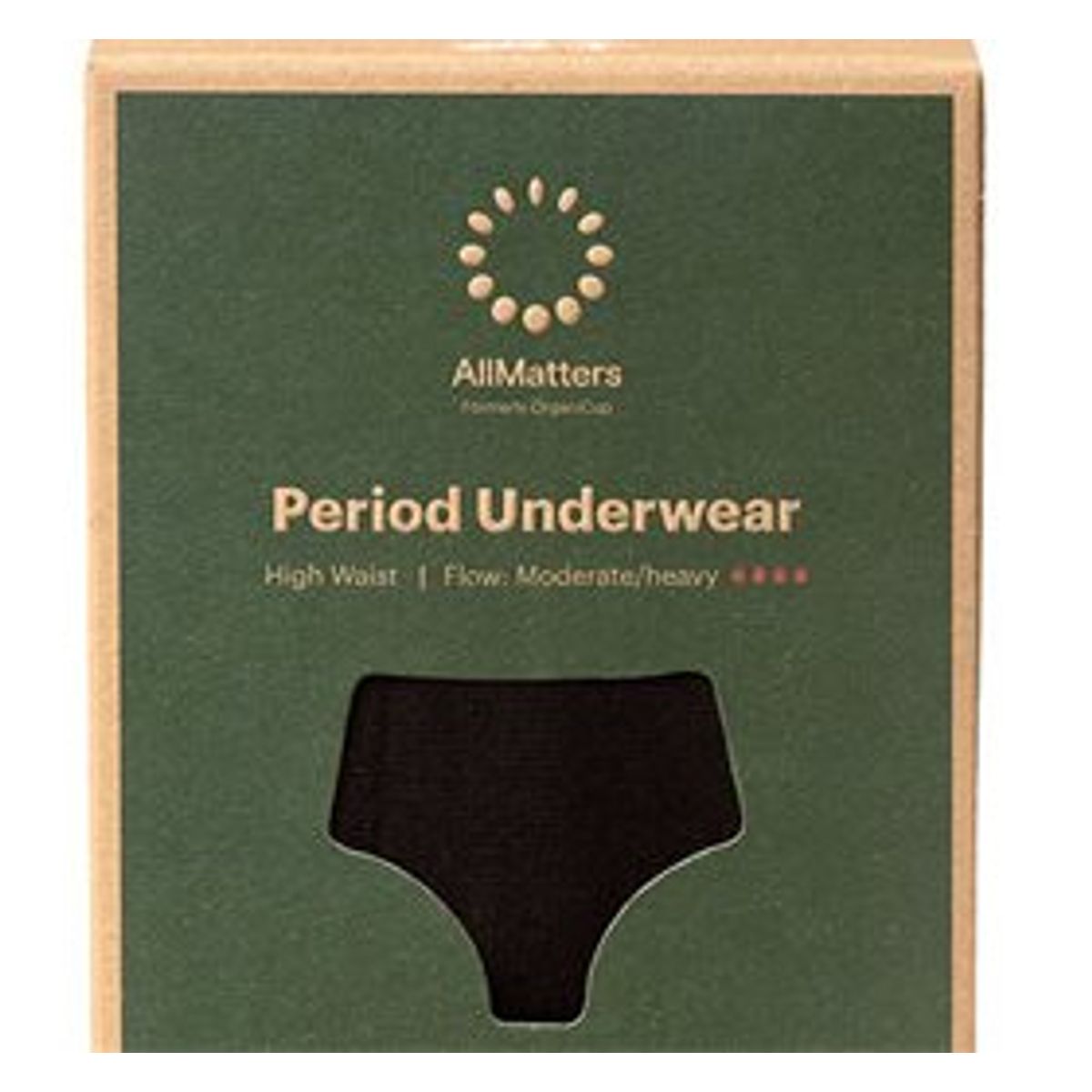 AllMatters Menstruationstrusse High Waist Underwear Moderate/heavy M