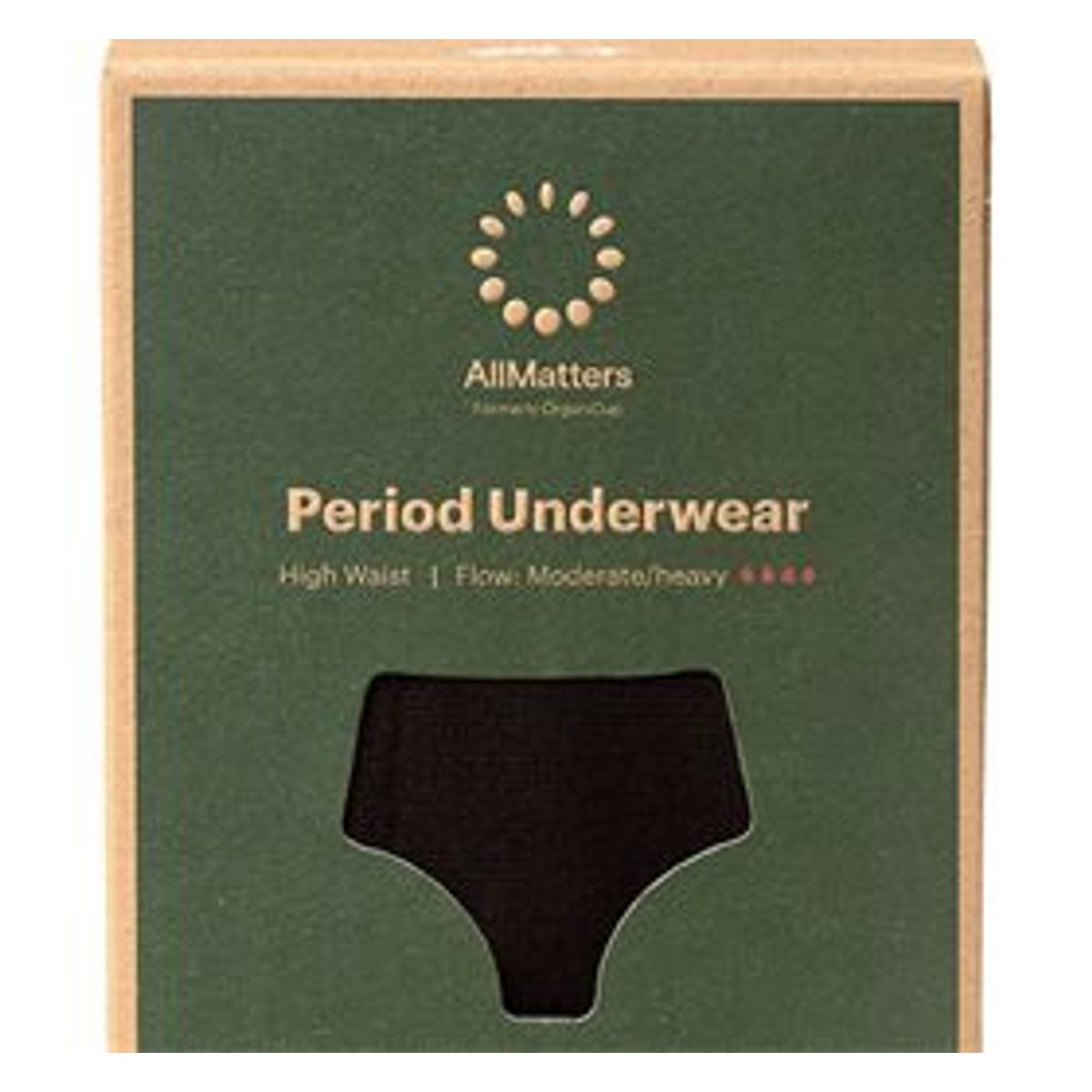 AllMatters Menstruationstrusse High Waist Underwear Moderate/heavy XXL