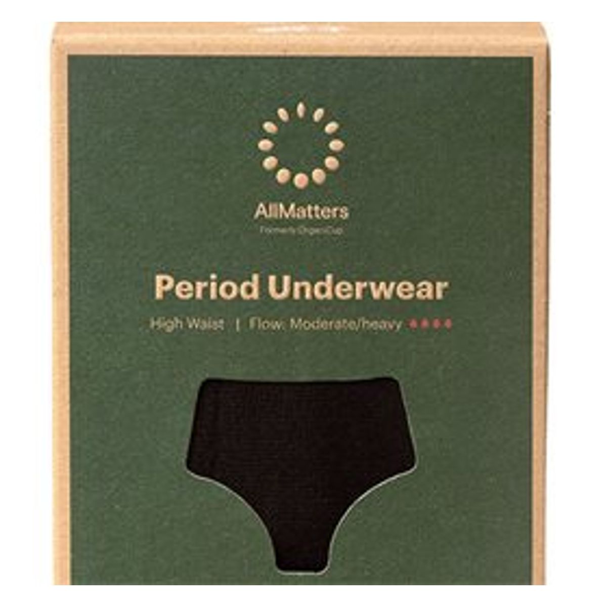 AllMatters Menstruationstrusse High Waist Underwear Moderate/heavy XL