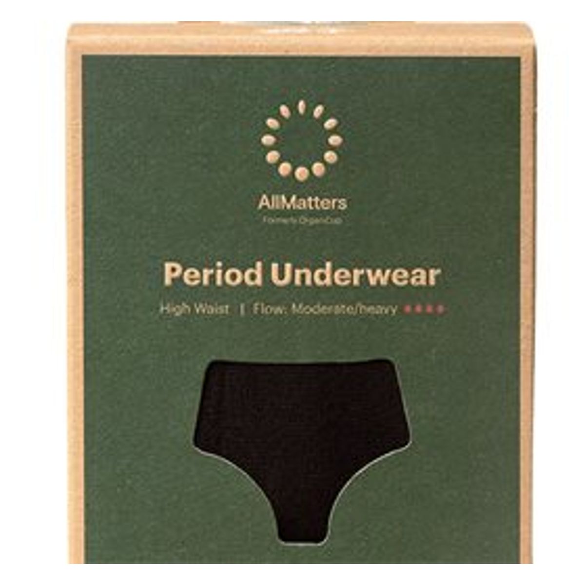 AllMatters Menstruationstrusse High Waist Underwear Moderate/heavy XS