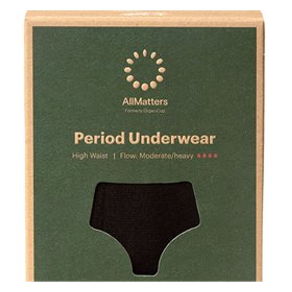 AllMatters Menstruationstrusse High Waist Underwear Moderate/heavy XXXL