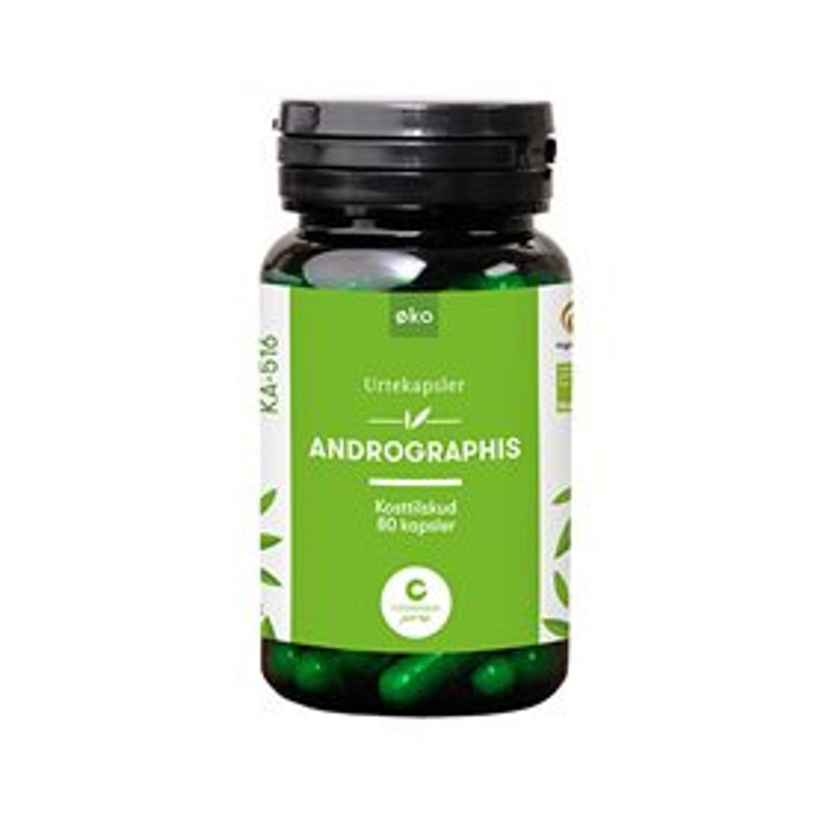 Cosmoveda Vitamin C m. acerola og amla Ø 80 kapsler