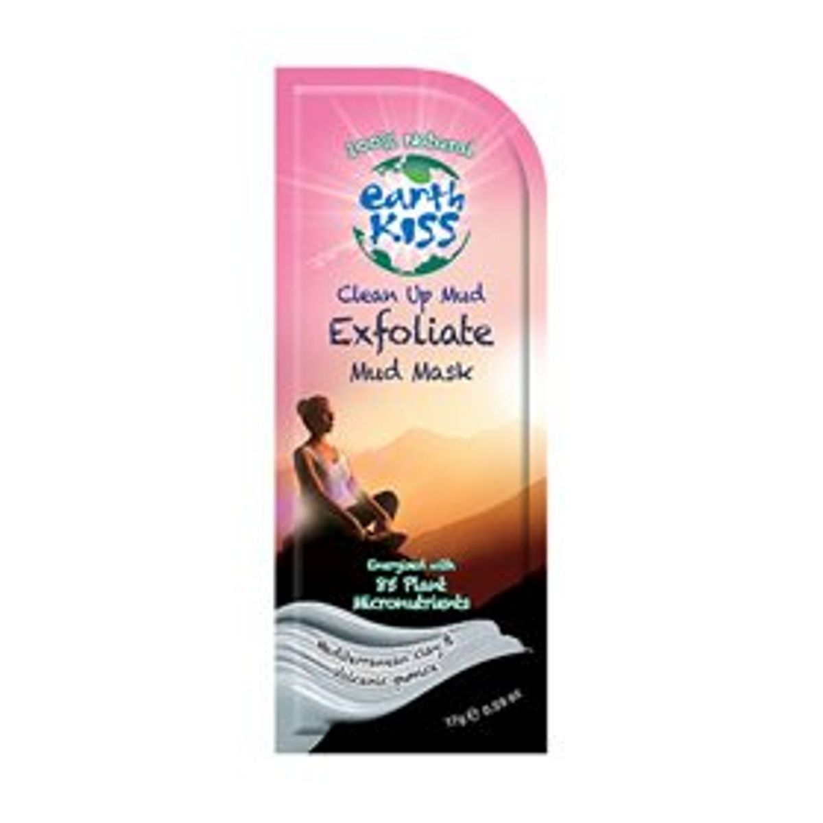 Earth Kiss Ansigtsmaske Clean Up Mud Mask &bull; 17g.