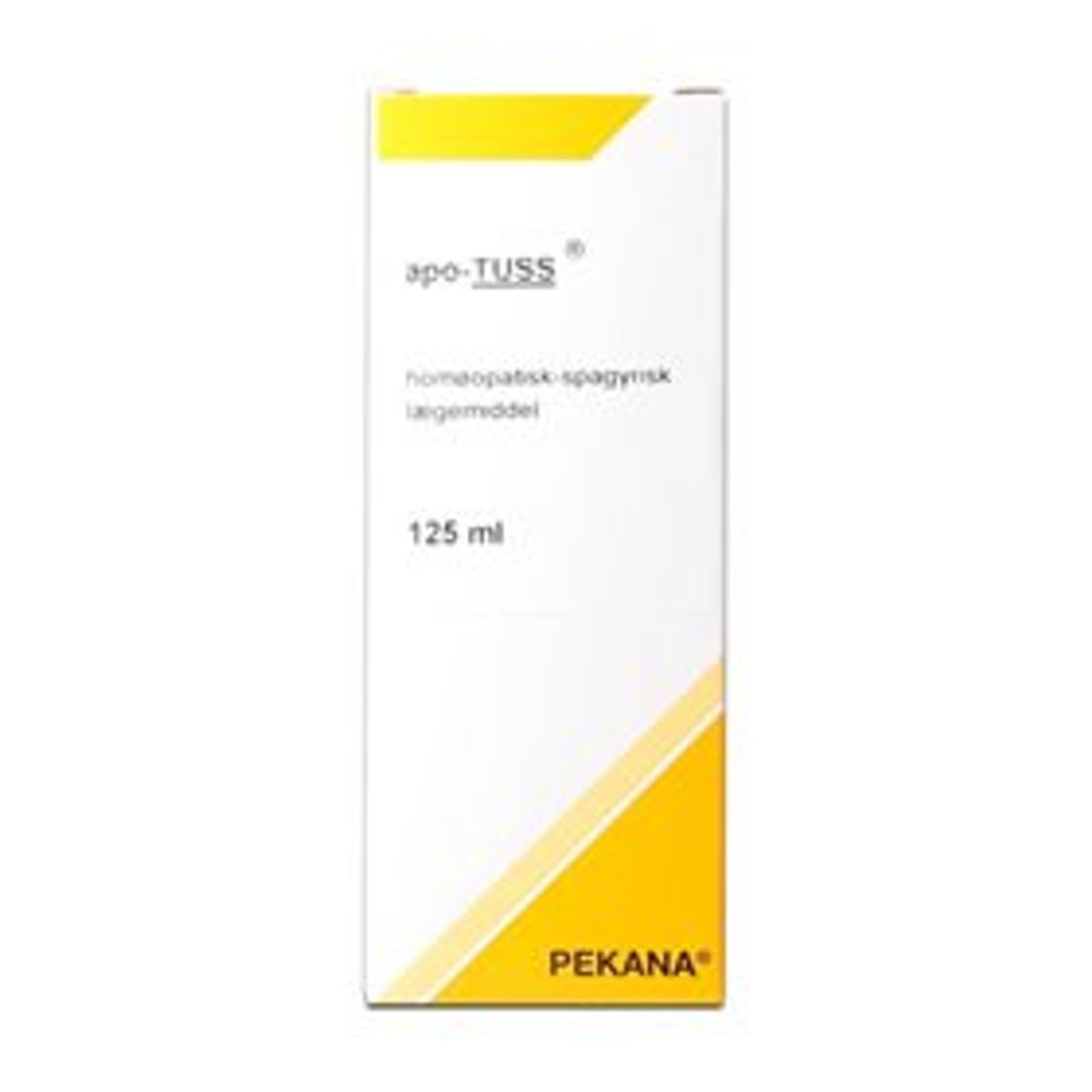 Pekana Apo tuss hostemixtur &bull; 125ml.