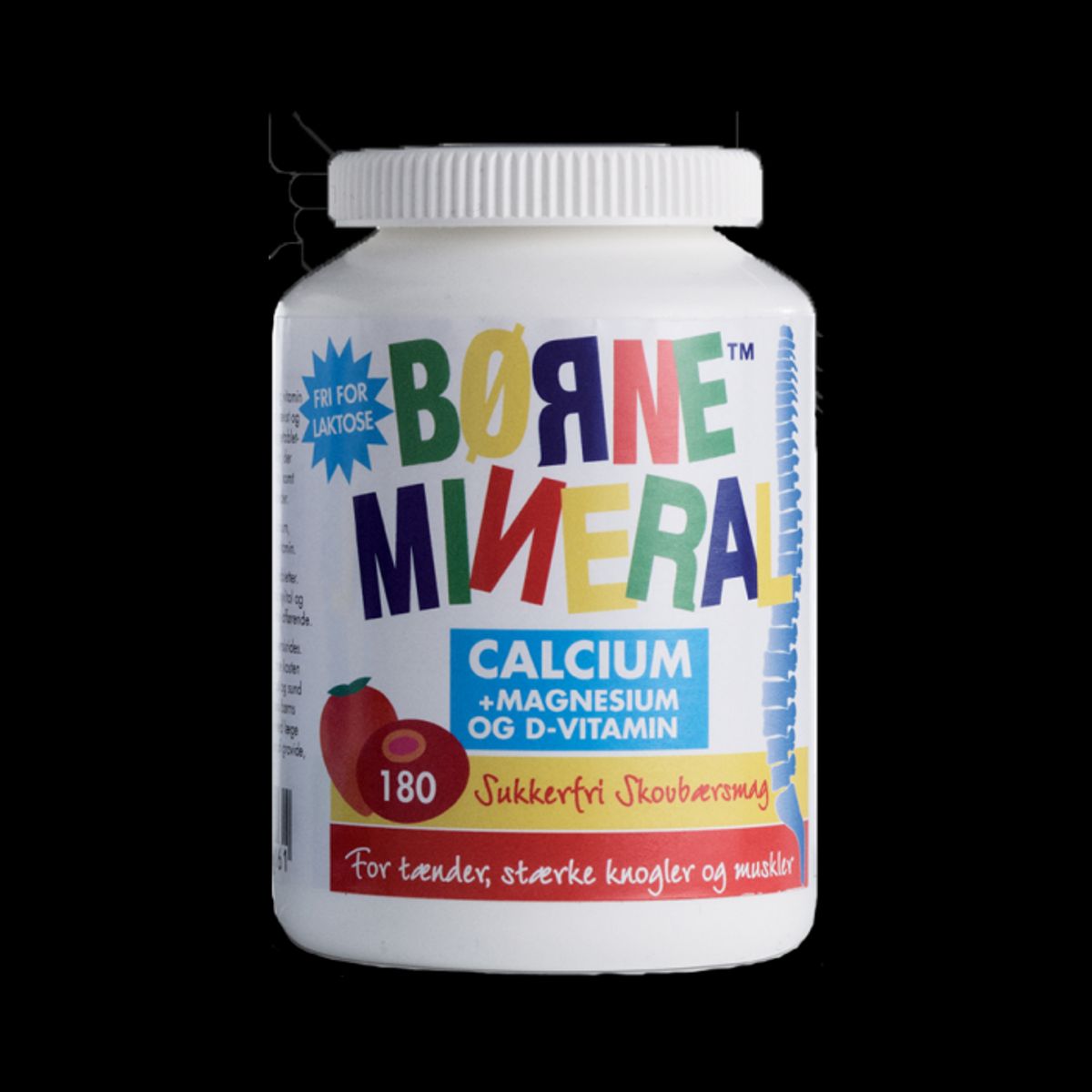 New Nordic Børne Mineral - Calcium & Magnesium - Skovbær 180 tabl.