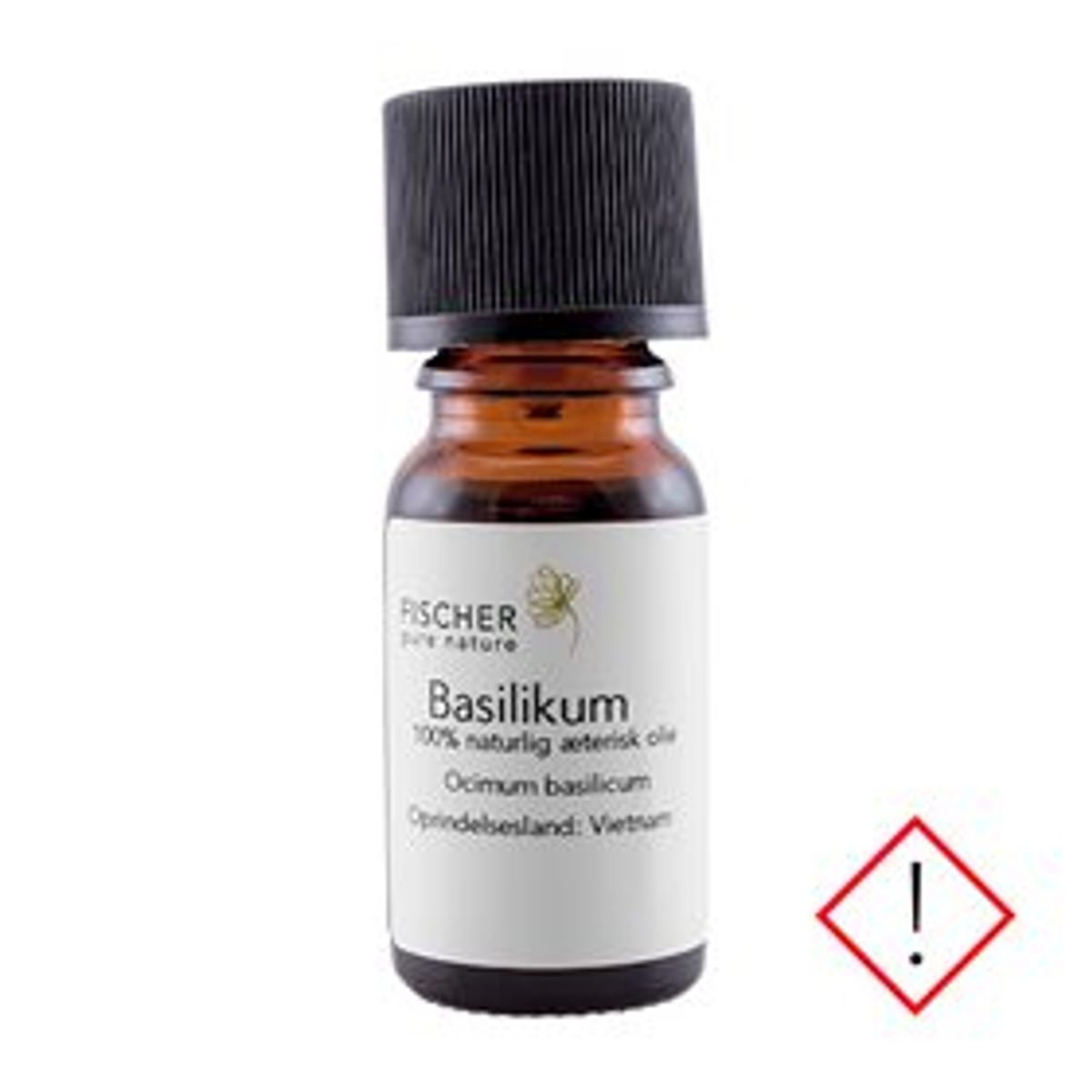 Fischer Pure Nature Basilikumolie æterisk &bull; 10ml.