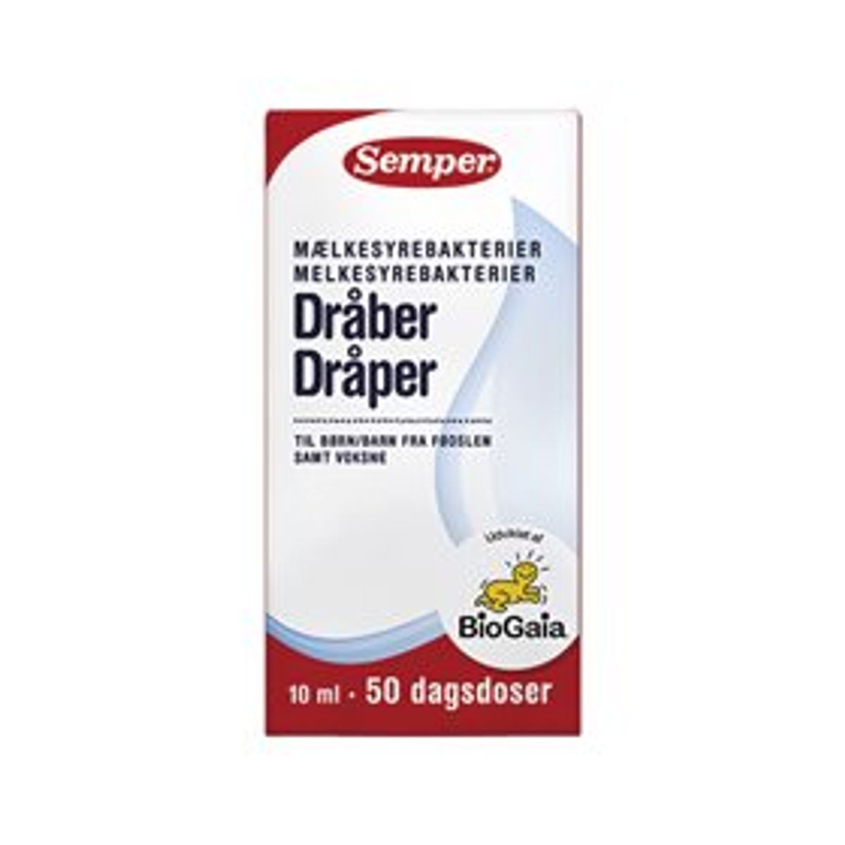 Semper BioGaia dråber &bull; 10ml. DATOVARE 06/2025