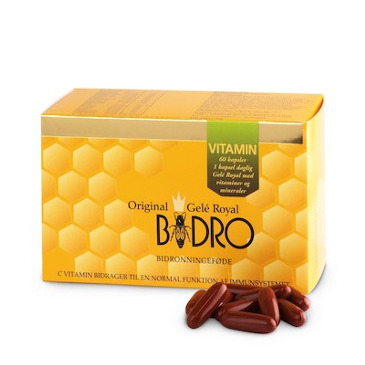 Bidro Vitamin og Mineral 60 kapsler