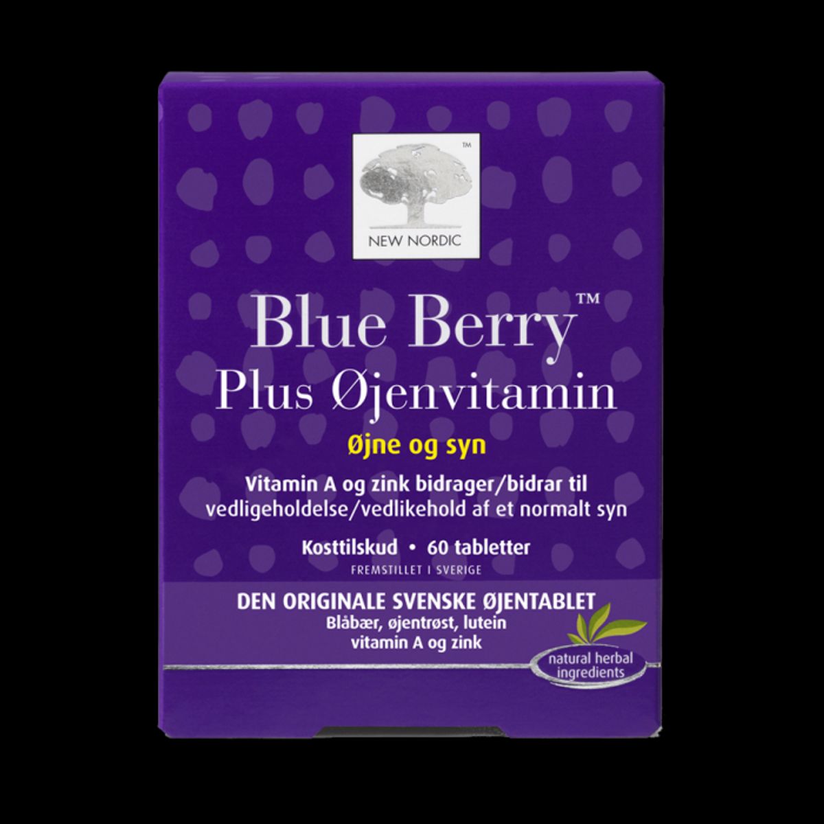 New Nordic Blue Berry Plus Øjenvitamin 60 tabl.