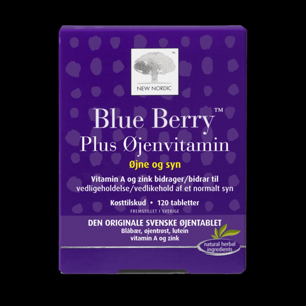 New Nordic Blue Berry Plus Øjenvitamin 120 tabl.