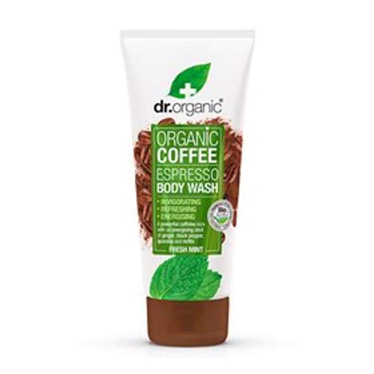 Dr. Organic Body Wash Espresso Fresh Mint &bull; 200ml.