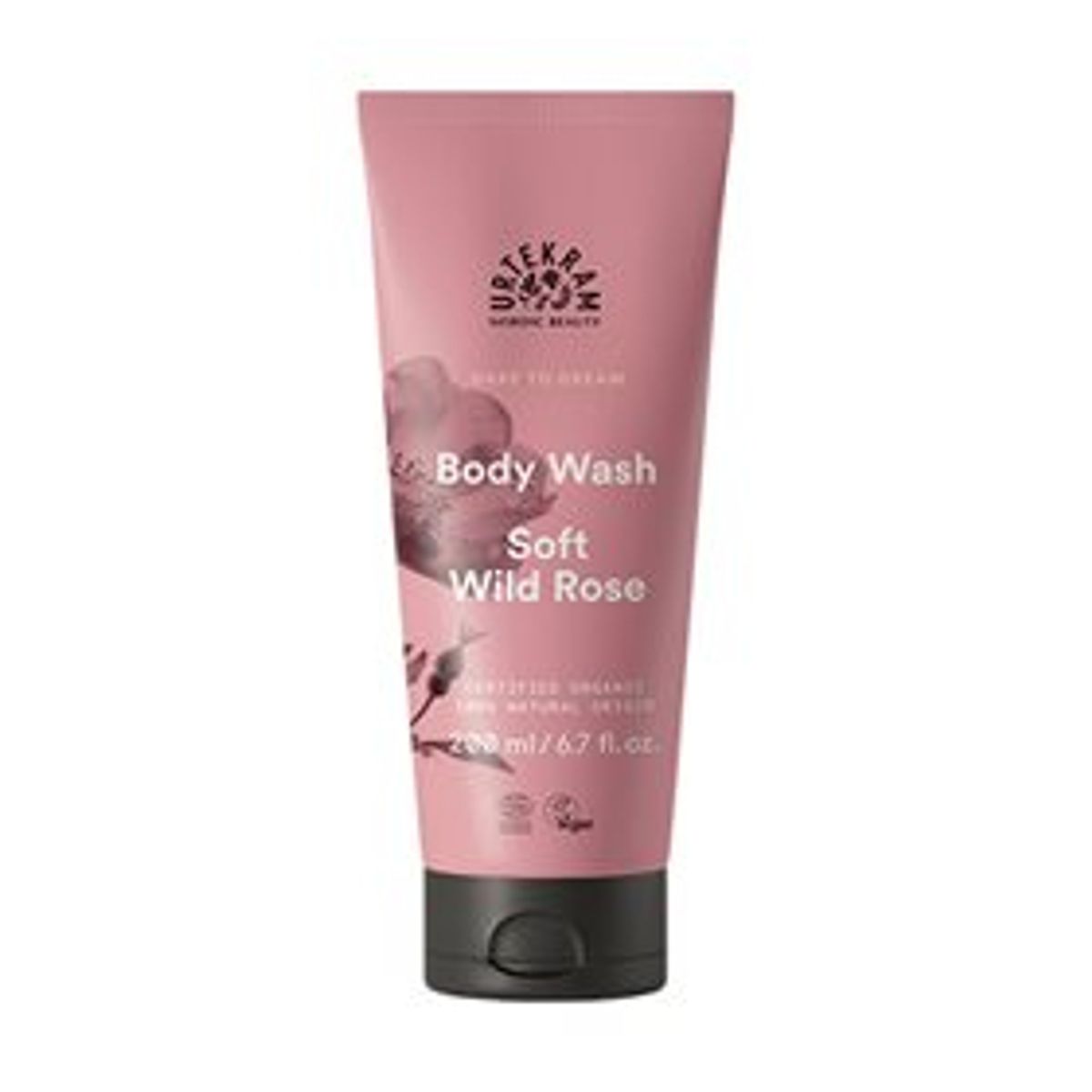 Urtekram Body Wash Soft Wild Rose 200 ml.