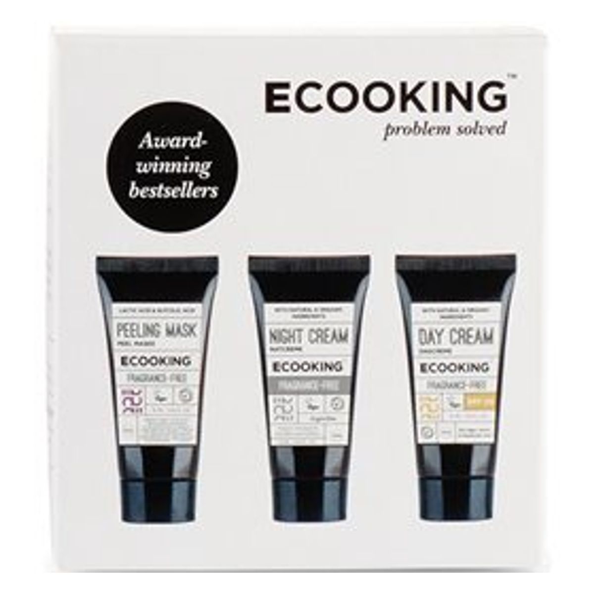 Ecooking Gaveæske - Day Cream SPF20, Night Cream & Peel Mask