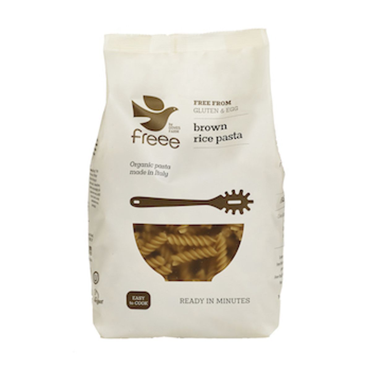 NatureSource Brun Ris Fusilli Pasta glutenfri Ø &bull; 500 g.