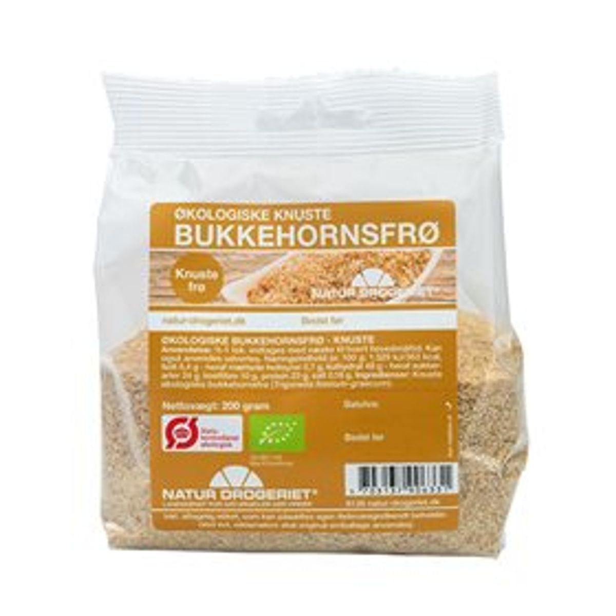 ND Bukkehornsfrø knust Ø &bull; 200g.