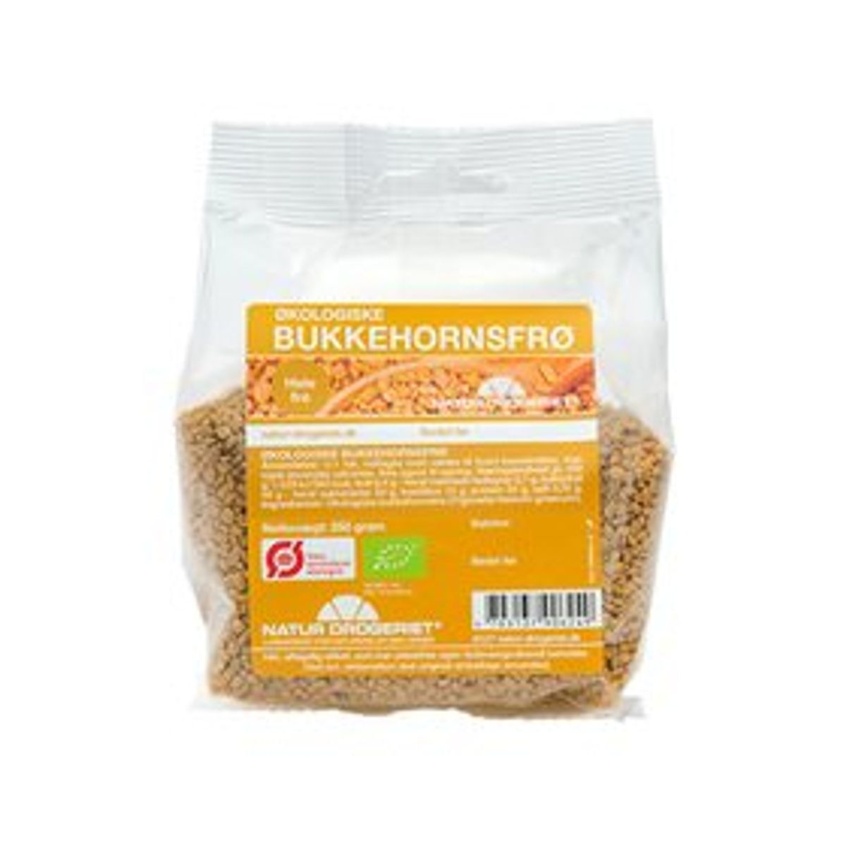 ND Bukkehornsfrø hele Ø &bull; 250g.