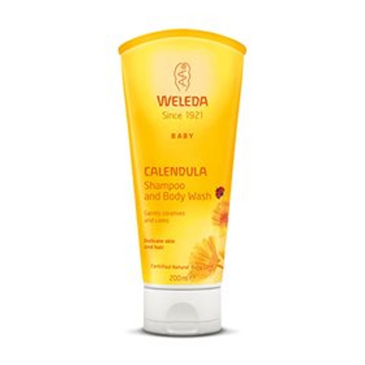 Weleda Calendula Shampoo & Body Wash 200 ml.