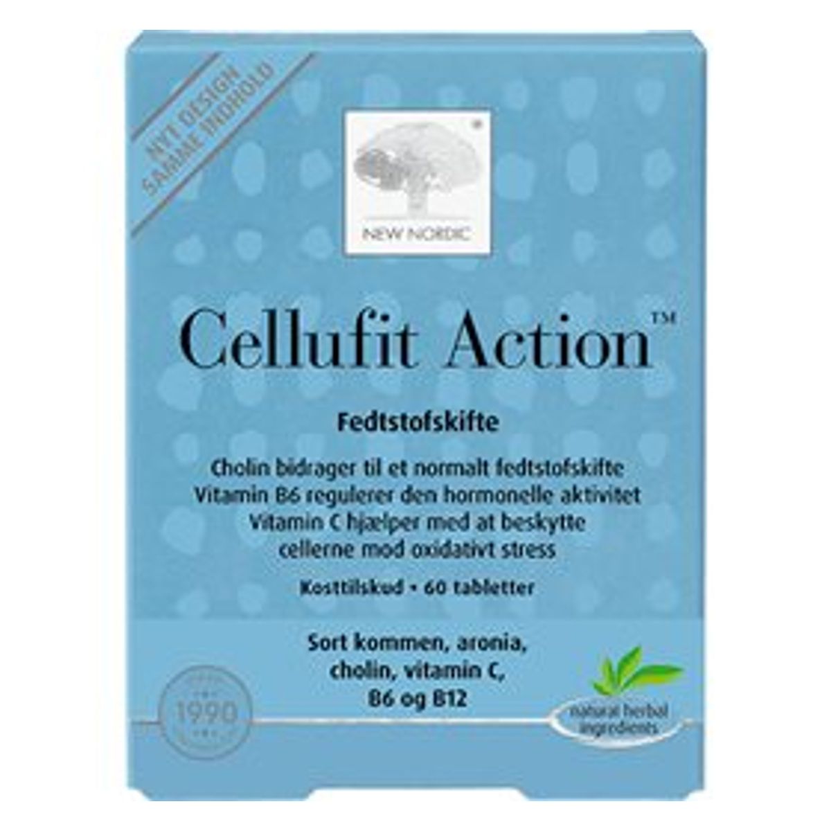 New Nordic Skin Care Cellufit Action &bull; 60 tabl.