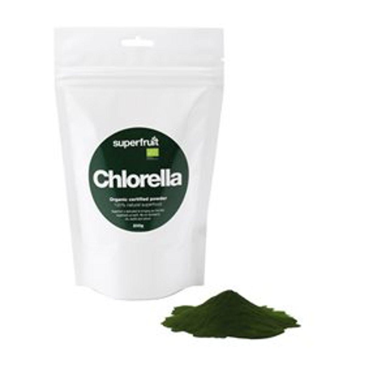 Chlorella pulver Ø Superfruit 100g.