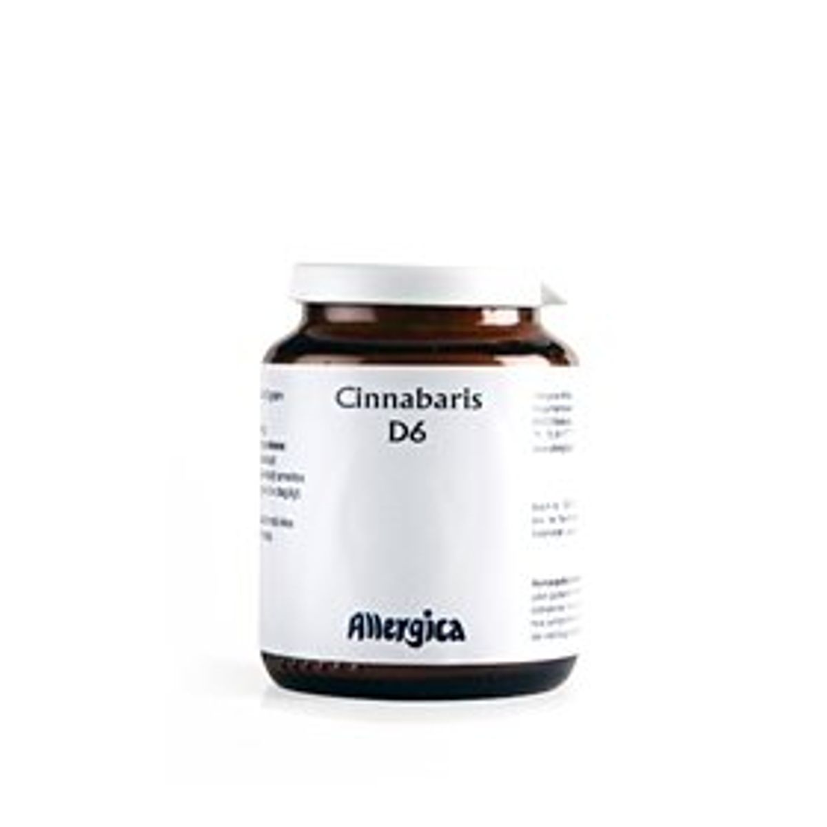 Allergica Cinnabaris D6 trit &bull; 50g.