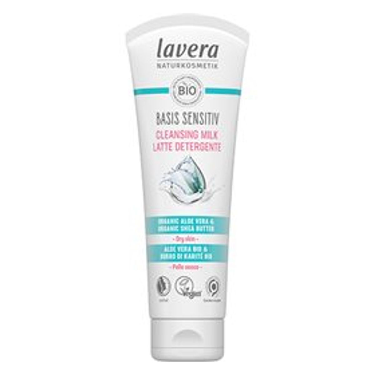 Lavera Cleansing Milk Aloe Vera & Shea Butter Basis &bull; 125 ml.