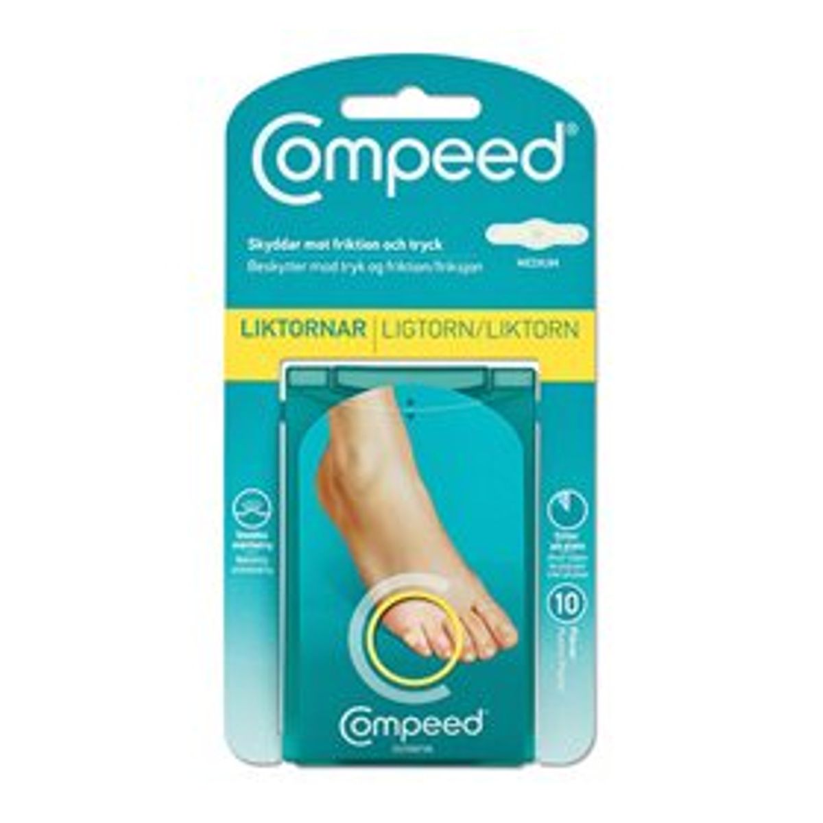 Compeed ligtorn plaster medium 10 stk