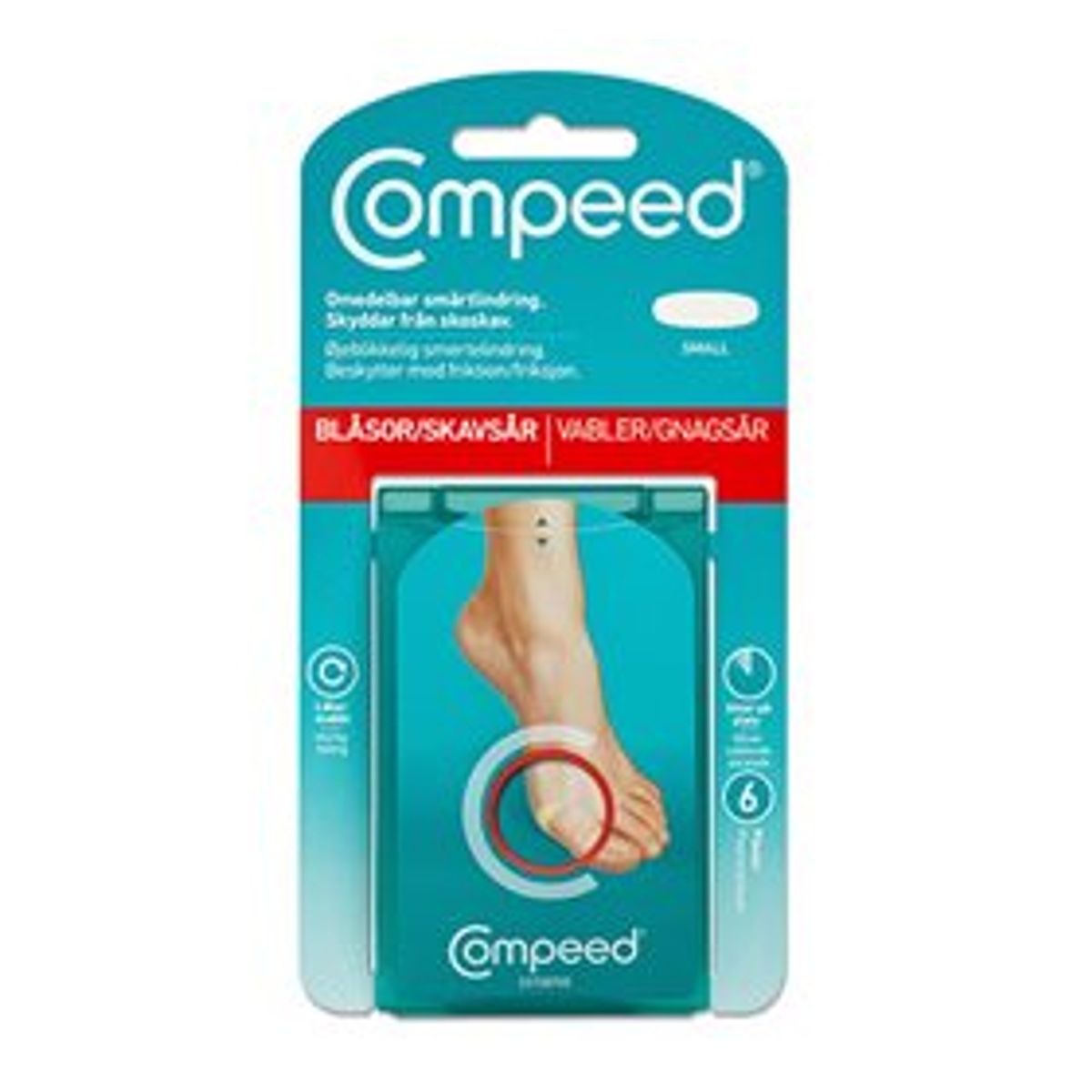 Compeed vabel plaster small 6 stk