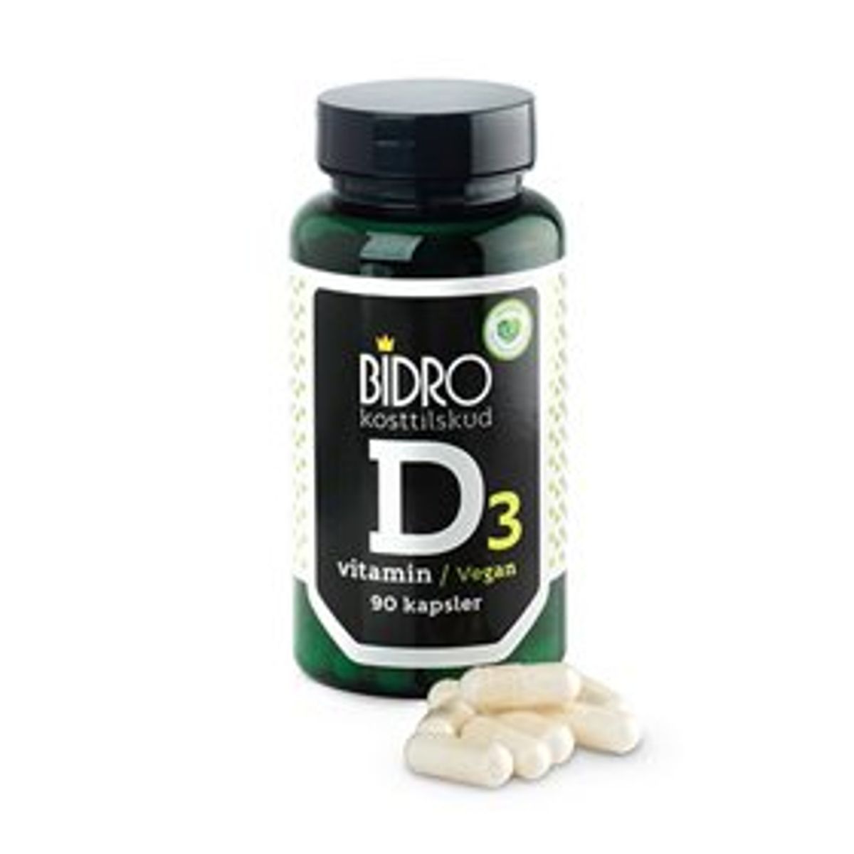 Bidro D3-Vitamin Vegan &bull; 90 kap.