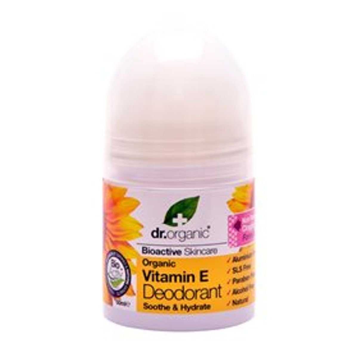 Dr.organic Deo roll on Vitamin E 50 ml