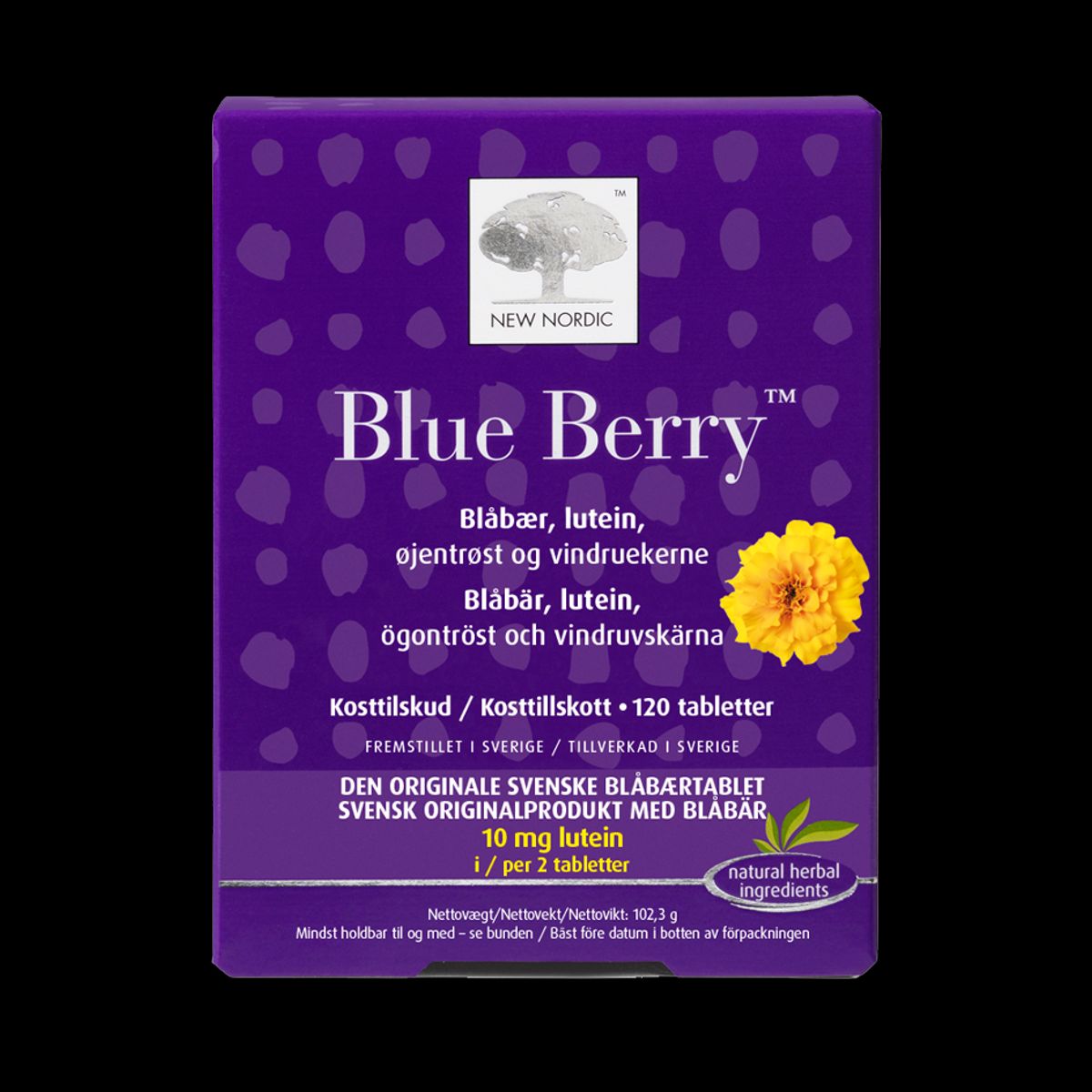 New Nordic Blue Berry&trade; Original 120 tabletter