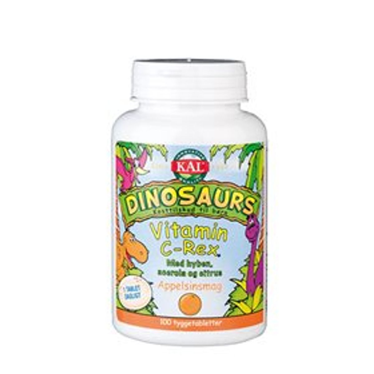 KAL DinoSaurs vit. C-rex tygge børn &bull; 100 tab.