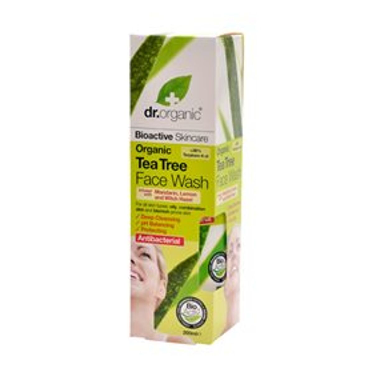 Dr. Organic Face wash tea tree 200 ml