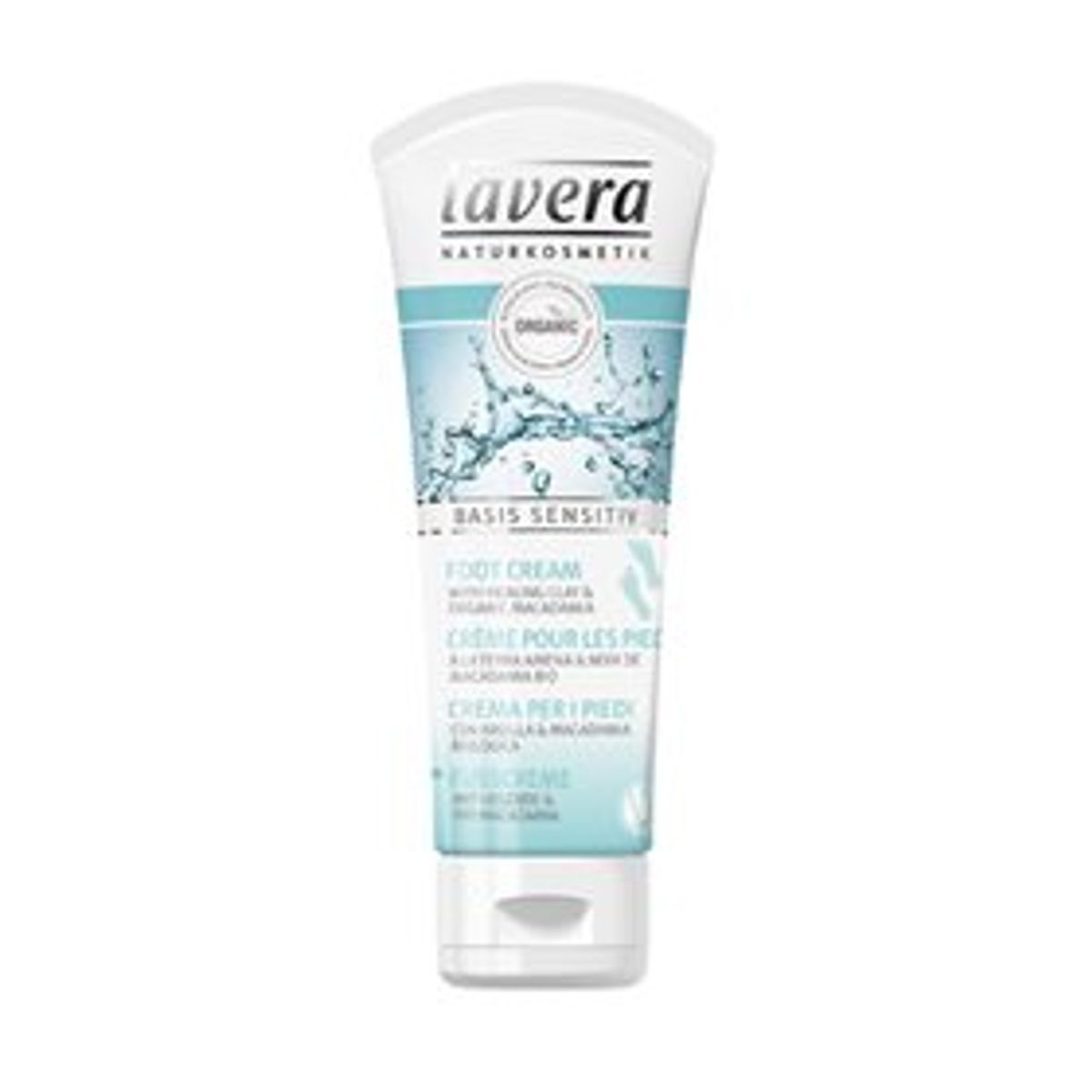 Lavera Foot Cream w. Healing Clay & Macadamia &bull; 75 ml.