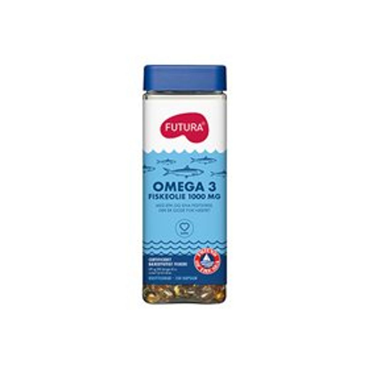 Futura Omega-3 Fiskeolie 1000mg 150 kap.