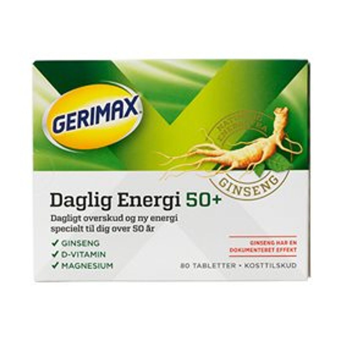 Orkla Gerimax Dalig Energi 50+ 80 tab.