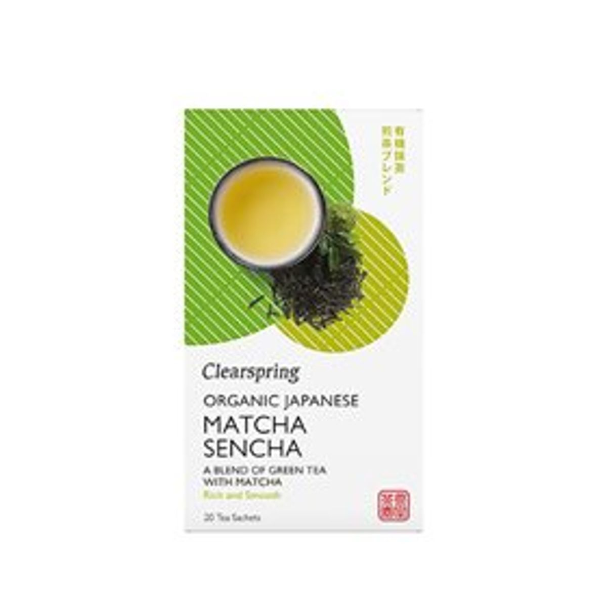 Clearspring Grøn te m. Matcha Ø 20br.