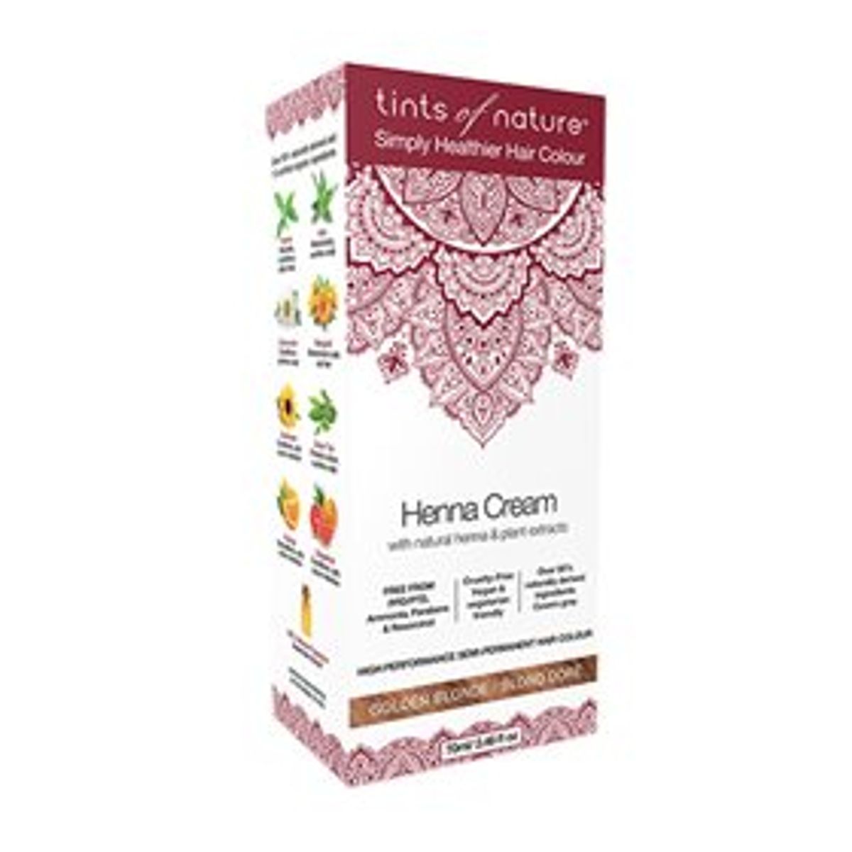 Tints of Nature Hårfarve Henna Creme Golden Blonde &bull; 70 ml