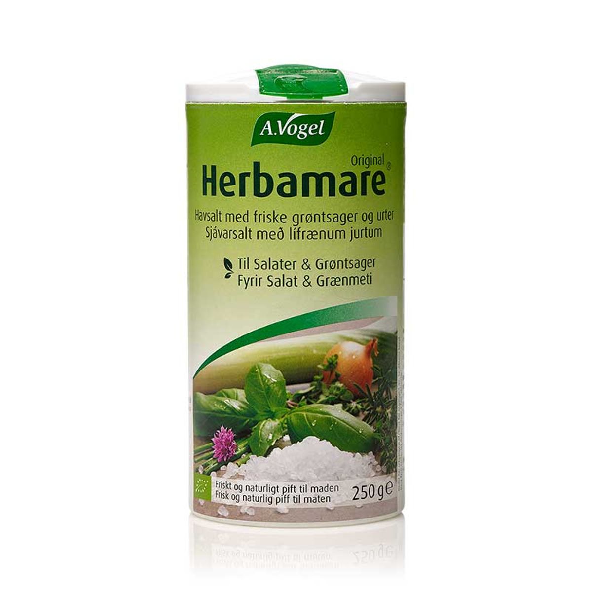 A. Vogel Herbamare Salt Grøn Ø &bull; 250 g.